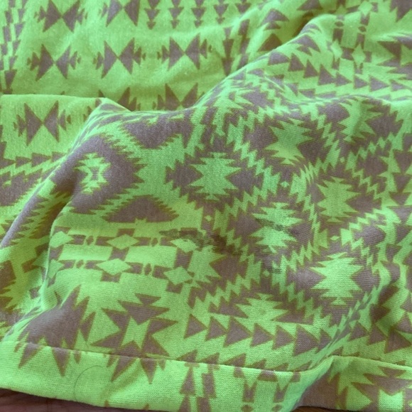 French Atmosphere Tribal Print Neon Midi Dress Size Small - Picture 8 of 11